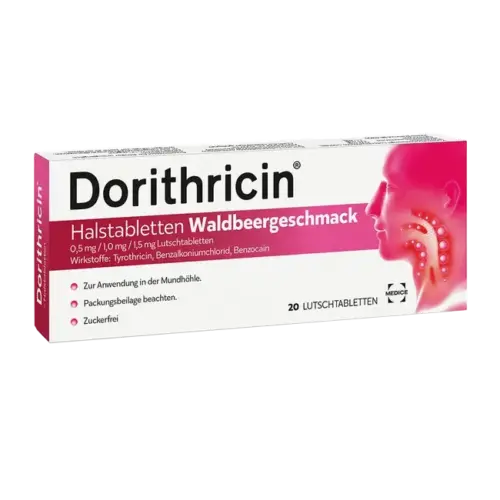 Dorithricin® Halstabletten Waldbeere 20 Stk.