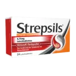 Strepsils-Lutschtabletten Orange Zuckerfrei