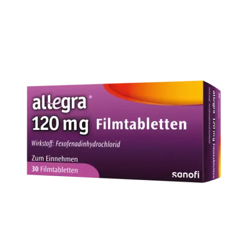 Allegra Filmtabletten 120 mg - 30 Stück Abbildung